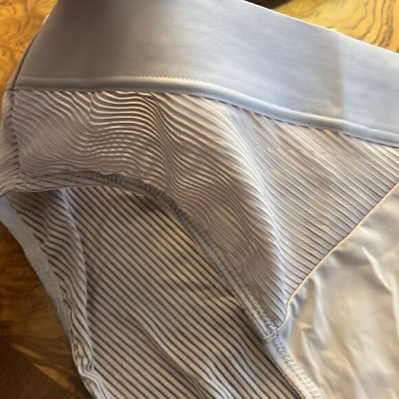 Thirdlove Shadow Stripe Uplift Plunge Bra 40D matching Shadow Stripe Hipster 1X - Picture 7 of 9